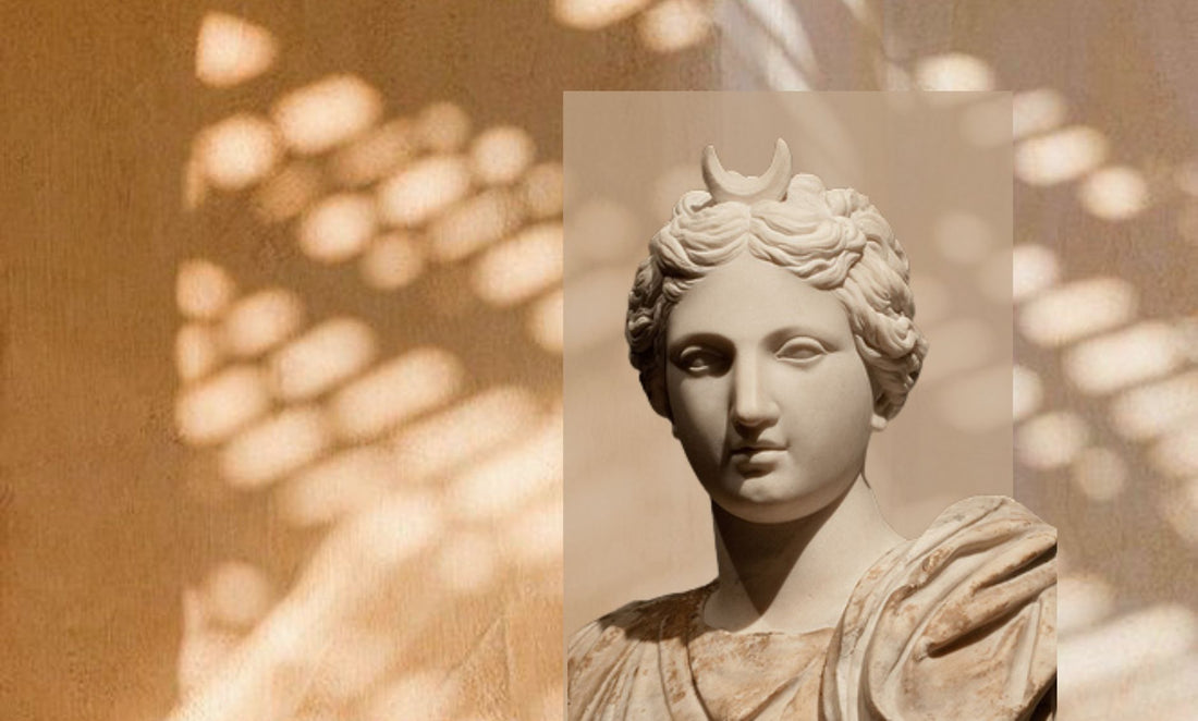 the mythology and meaning behind our newest line of earrings inspired by Diana