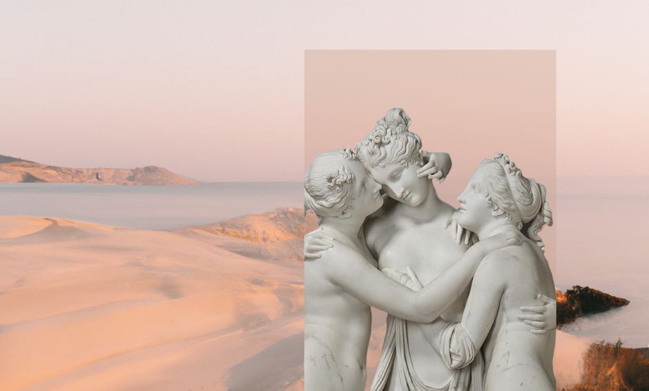 Charites, the sculpture by Antonio Canova