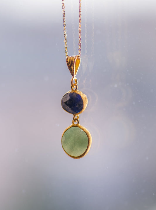 Leda - Lapis Lazuli & Chrysoprase