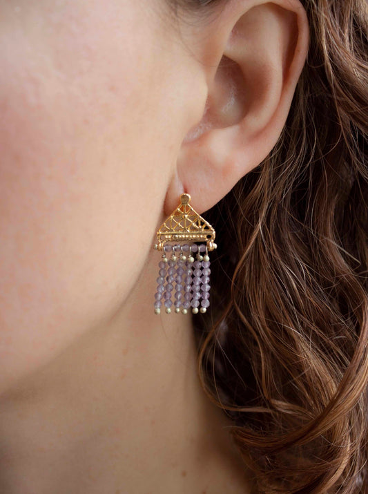 Amethyst Earring Oceanid