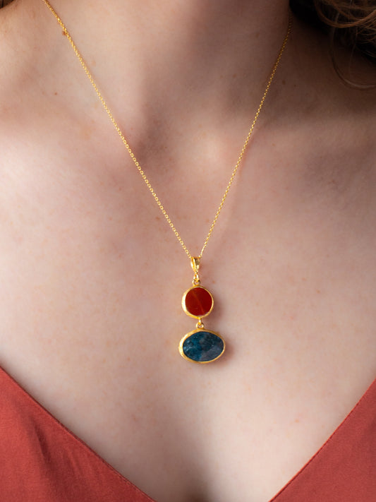 Leda - Apatite & Agate