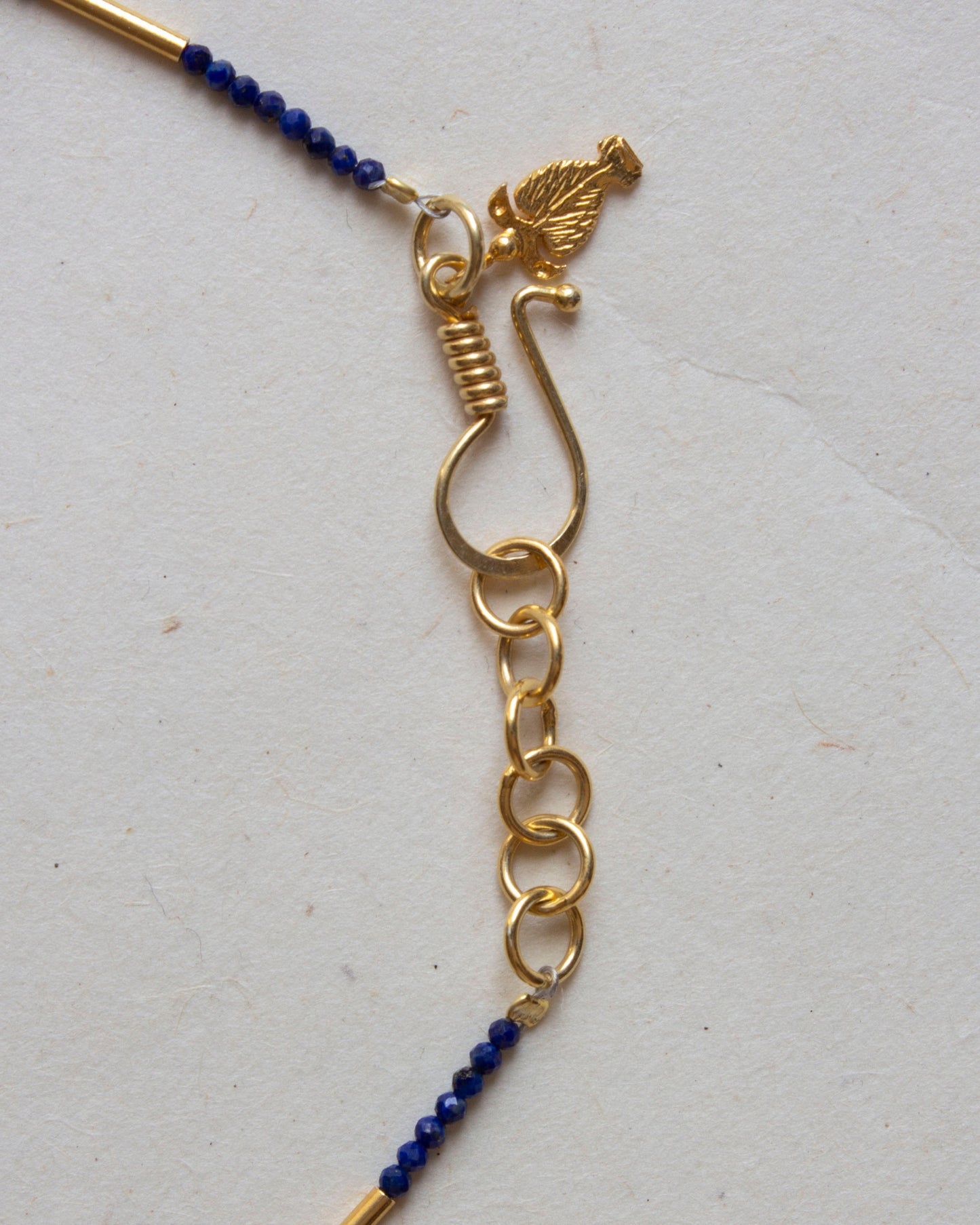 roman hook lapis lazuli