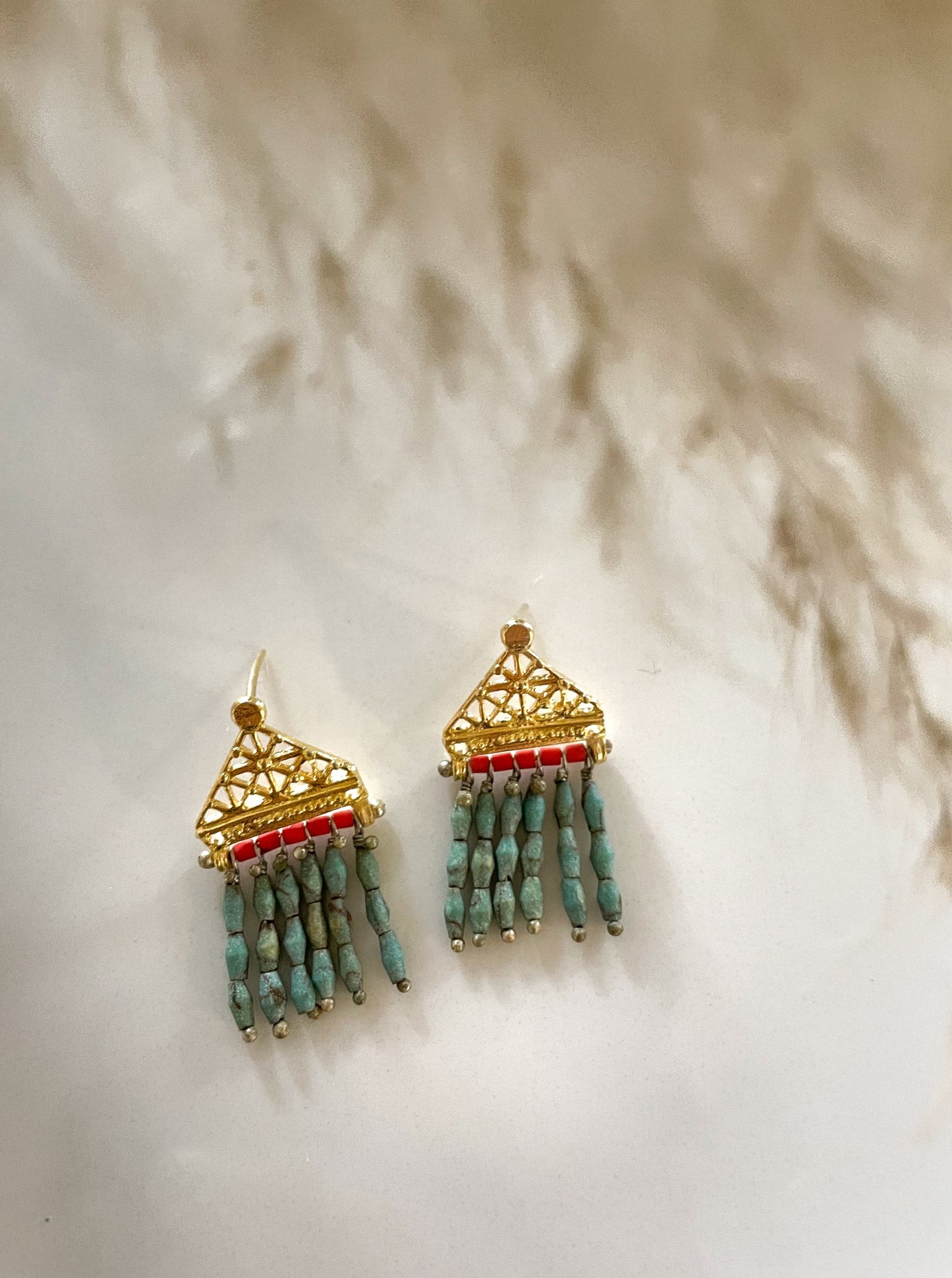 Oceanid - Turquoise & Coral